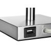 Lighting, Set Of 2, 17H, Table Lamp, Usb Port Included, Nickel