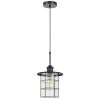 60W Silverton metal/glass pendant fixture (Edison bulbs included)