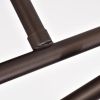 CHLOE Lighting IRONCLAD Industrial 3 Light Oil Rubbed Bronze Semi-Flush Ceiling Fixture 21" Wide