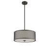 JULIANA Transitional 3 Light  Rubbed Bronze Ceiling Pendant 16" Wide