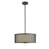 JULIANA Transitional 3 Light  Rubbed Bronze Ceiling Pendant 16" Wide