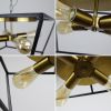 CHLOE Lighting Farmhouse-Style Two-Toned 4 Light Ceiling Flush Fixture 18" Wide