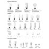 14W Wall Sconce, MB, Opal Glass