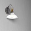 1LT Wall Sconce, Black/Antique Brass