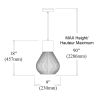 1LT Incandescent Pendant, Vintage Bronze Finish
