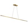 30W Horiz Pendant AGB, WH Acrylic Diffuser