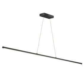 30W Horiz Pendant MB, WH Acrylic Diffuser