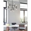 12LT Incandescent Chandelier, Matte Black