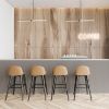 24W Horizontal Pendant, MB, WH Acrylic Diff