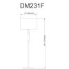 Floor Lamp, Rectangular Shade