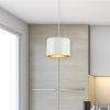 1LT Incand Pendant,  AGB, MW&GLD Shade