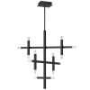 42W Chandelier, MB, Acrylic Diffuser