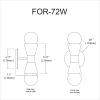 2LT Incandescent Wall Sconce, MB & PC