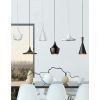 1LT Incan Pendant Black,Gold Pebbled Interior