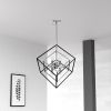 6LT Pendant, Polished Chrome & Matte Black Finish