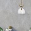 1LT Pendant, Aged Brass Finish