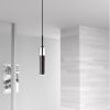 6W Pendant, Black Finish