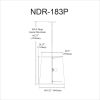 3LT Notched Pendant MB, WH Shade & Diff