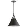 1LT Incandescent Pendant, MB, Opal Glass