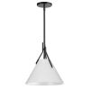 1LT Incandescent Pendant, MB, Opal Glass