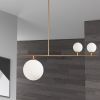 3LT Incandescent Pendant, Plated Gold Finish
