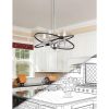 4LT Incandescent Chandelier, PC & MB Finish