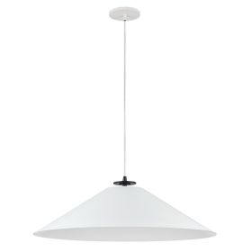 1LT Incandescent Pendant, MB & MW