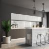 1LT Halogen Pendant, Matte Black