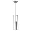 1LT Halogen Pendant, Polished Chrome