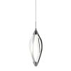 Pendant,,Swooped Arms, Polished Chrome
