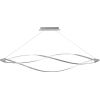 53W Horizontal Pendant, Satin Chrome Finish