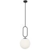 1LT Incandescent Pendant, MB,Opal Glass