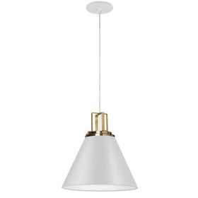 1LT Incandescent Pendant,  MW, AGB Accent