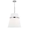 3LT Pendant,  PC, WH Shade