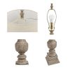 29"H Resin Table Lamp Set of 2