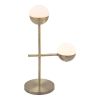 Waterloo Table Lamp White & Bronze