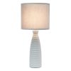Alsace Bottle Table Lamp, Gray