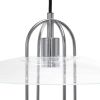 Lalia Home 1 Light Elongated Metal Pendant Light, Chrome