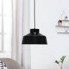 Lalia Home Industrial Barn Pendant, Black