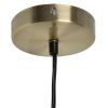 1 Light Modern Metal Pendant Light, Antique Brass