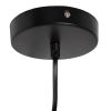 1 Light Modern Metal Pendant Light, Black