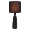 Alsace Bottle Table Lamp, Black