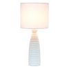 Alsace Bottle Table Lamp, Off White