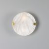 Dundee Circular Alabaster Wall Sconce
