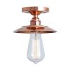 Suva Industrial Copper Flush Ceiling Light