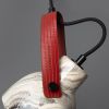 Pera Marbled Ceramic Pendant with Rescued Fire Hose Strap