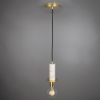 Figo Marbled Ceramic Slender Pendant Light 3.9"