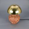 Lawson Ceramic Table Lamp with Brass Dome Shade, Red Iron