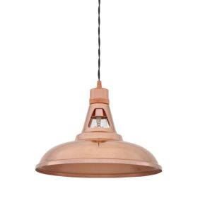 Minsk Vintage Copper Pendant Light 12.2"