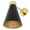 Preston Brass Wall Sconce with Adjustable Cone Shade